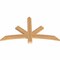 Ekena Millwork Alberta Smooth Timber Gable Bracket, Western Red Cedar, 48"W x 28"H x 1 1/2"D x 3 1/2"F, 14/12 Pitch GBW048X28X0204ALB00SWR - alternate 2